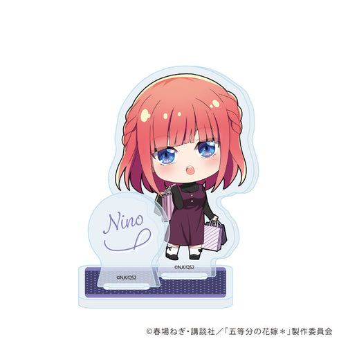 『五等分の花嫁*』アクリルスタンドプレート12/二乃 ショッピングver.(ミニキャライラスト)