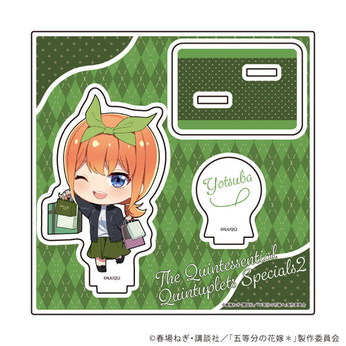 『五等分の花嫁*』アクリルスタンドプレート14/四葉 ショッピングver.(ミニキャライラスト)【202610再販】
