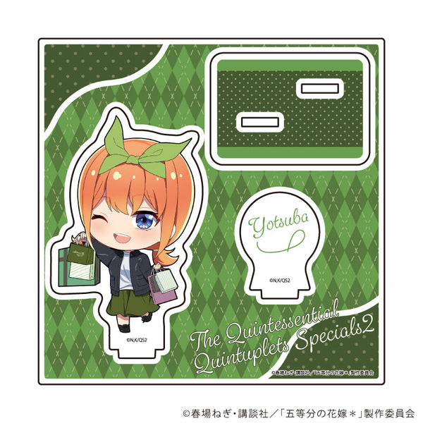 『五等分の花嫁*』アクリルスタンドプレート14/四葉 ショッピングver.(ミニキャライラスト)