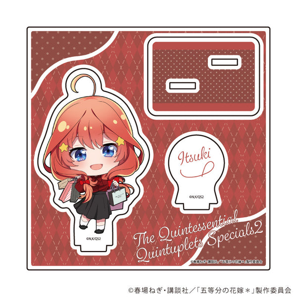 『五等分の花嫁*』アクリルスタンドプレート15/五月 ショッピングver.(ミニキャライラスト)