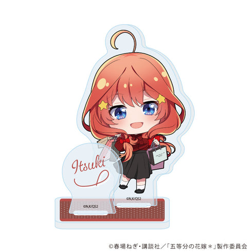 『五等分の花嫁*』アクリルスタンドプレート15/五月 ショッピングver.(ミニキャライラスト)