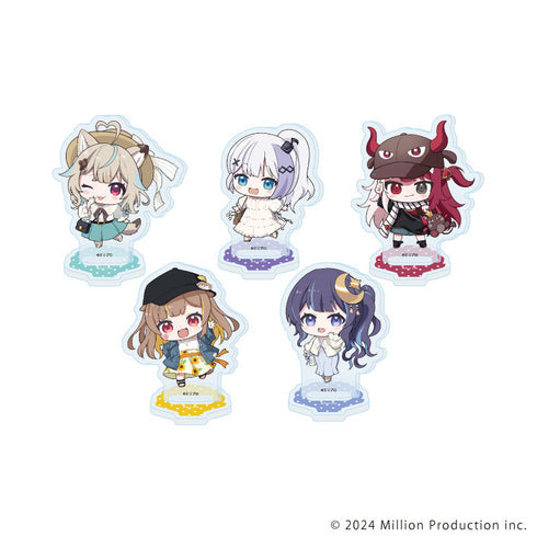 『Million Production』アクリルぷちスタンド01/夏デートver. ブラインド(全5種) (ミニキャライラスト)【BOX】【202608再販】