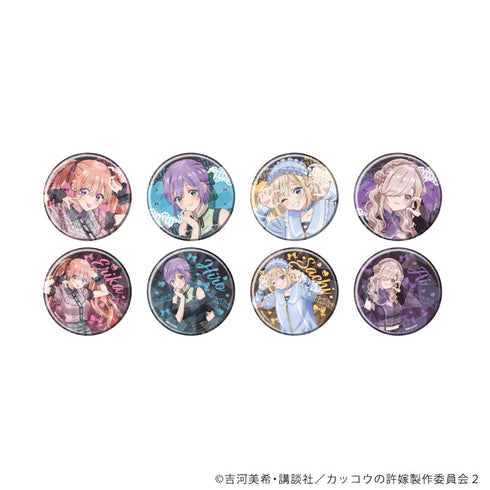 『カッコウの許嫁Season2』ホログラム缶バッジ(57mm)01/ダークガーリーver. ブラインド(全8種)(描き下ろしイラスト)【BOX】【202608再販】