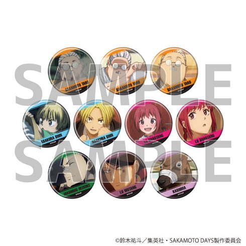 『SAKAMOTO DAYS』缶バッジ20/ブラインド(全10種)(場面写イラスト)【BOX】【202608再販】