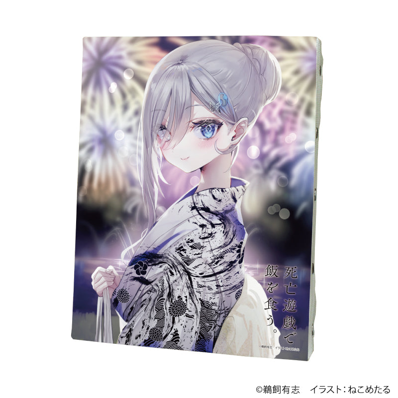 死亡遊戯で飯を食う。 キャンバスボード 01/A(公式イラスト) 死亡遊戯で飯を食う。』キャンバスボード01/A(公式イラスト) – Anime