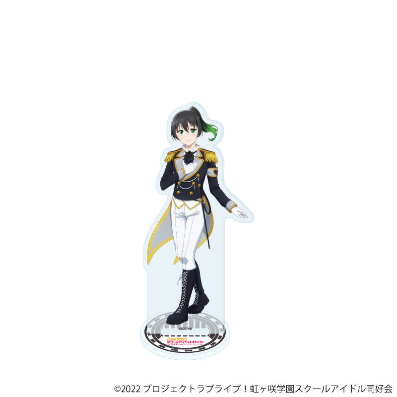 虹ヶ咲　アクリル　ダイカット 未開封】虹ヶ咲ダイカットクリアカード13種＆描き下ろしイラスト