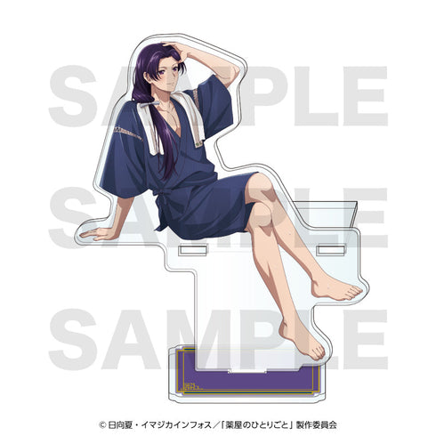 『薬屋のひとりごと×極楽湯』RAKU SPA お座りアクリルスタンド 壬氏