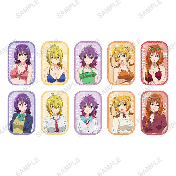 『てんぷる』スクエア缶バッジ BOX