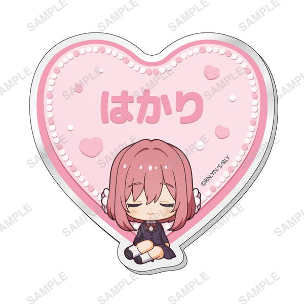 『君のことが大大大大大好きな100人の彼女』おやすみシリーズ お名前入りバッジ (花園羽香里)