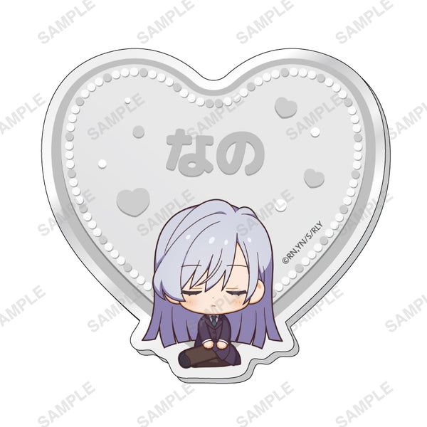 『君のことが大大大大大好きな100人の彼女』おやすみシリーズ お名前入りバッジ(栄逢凪乃)