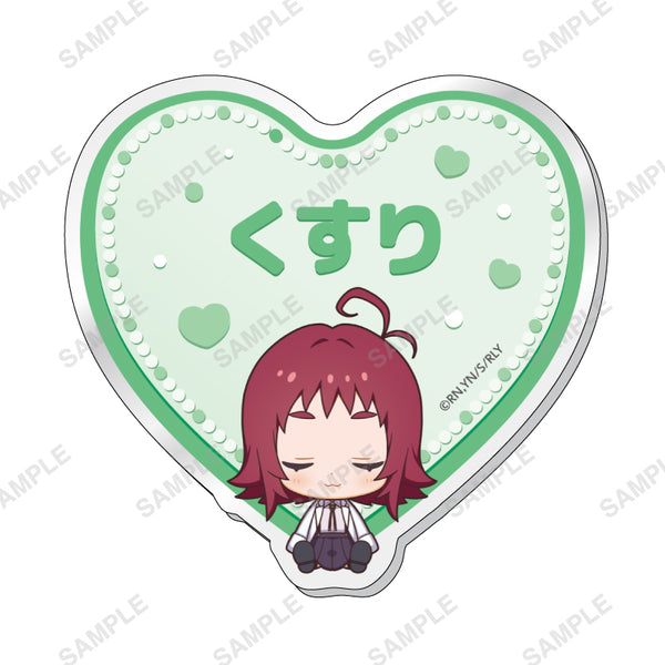 『君のことが大大大大大好きな100人の彼女』おやすみシリーズ お名前入りバッジ(薬膳楠莉(8歳))