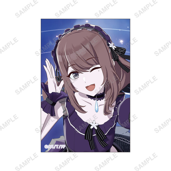 『ポールプリンセス!!』スクエア缶バッジ(紫藤サナ)