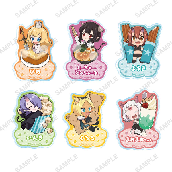 『姫様“拷問”の時間です』トレーディングアクリルバッジ もぐもぐ ver.