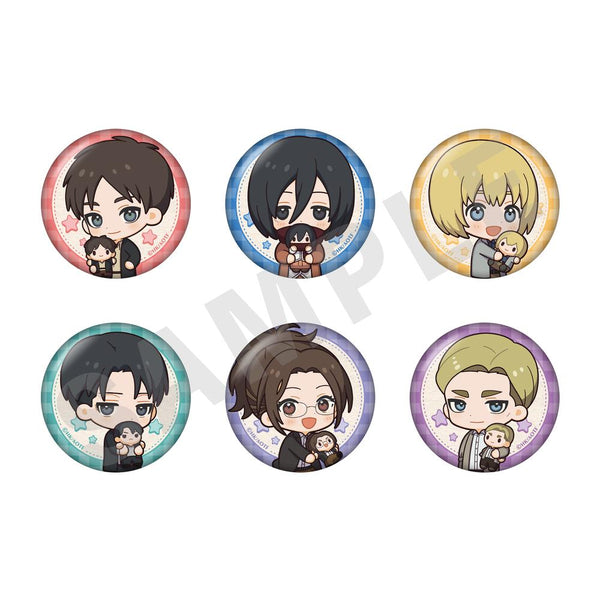 『進撃の巨人』ミニキャラだっこシリーズ トレーディング缶バッジ【BOX】