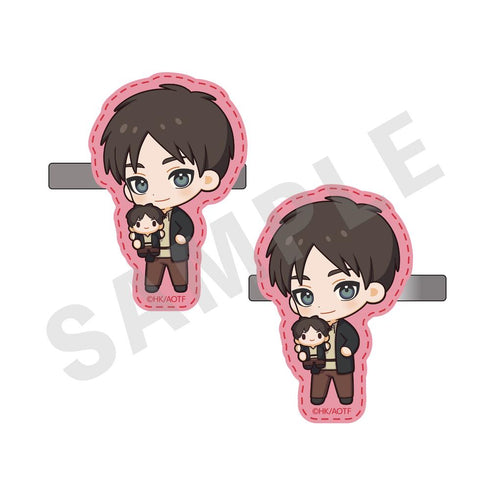 『進撃の巨人』ミニキャラだっこシリーズ アクリルヘアクリップ エレン