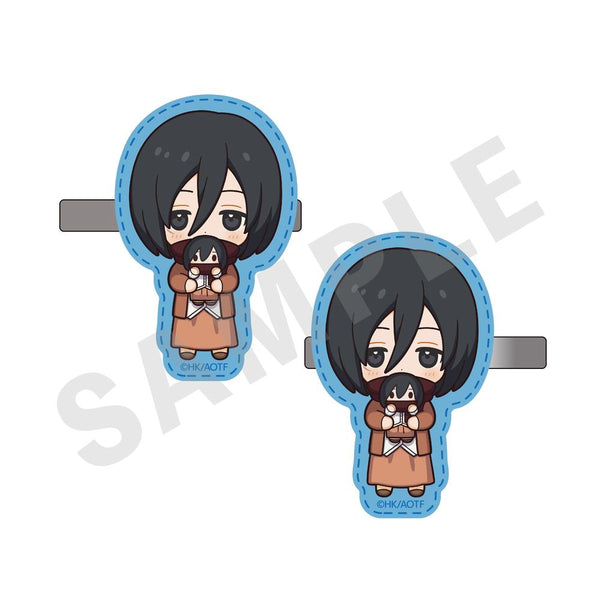 『進撃の巨人』ミニキャラだっこシリーズ アクリルヘアクリップ ミカサ