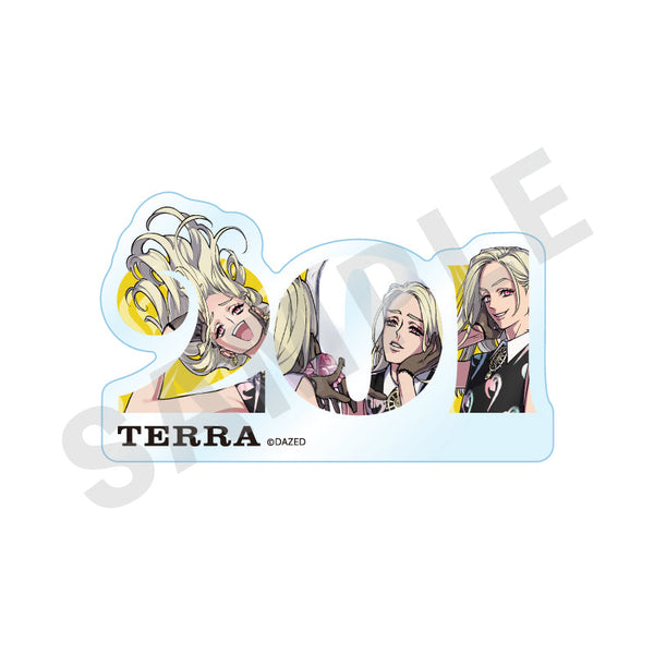 『超人的シェアハウスストーリーカリスマ』ルームナンバーアクリルバッジ テラ