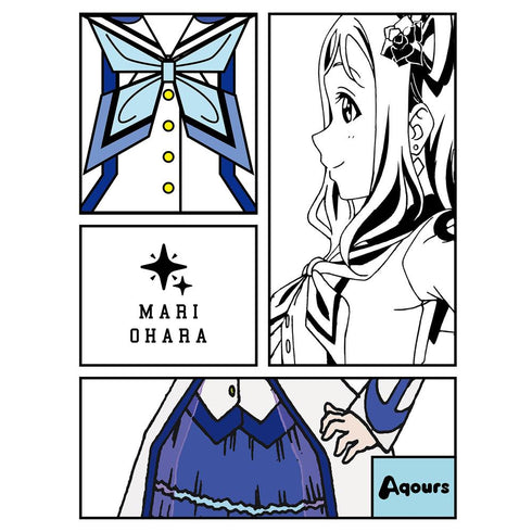 『ラブライブ!サンシャイン!!』未来の僕らは知ってるよTシャツ(小原鞠莉)レディース【202412再販】