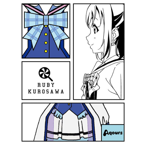 『ラブライブ!サンシャイン!!』未来の僕らは知ってるよTシャツ(黒澤ルビィ)レディース【202412再販】