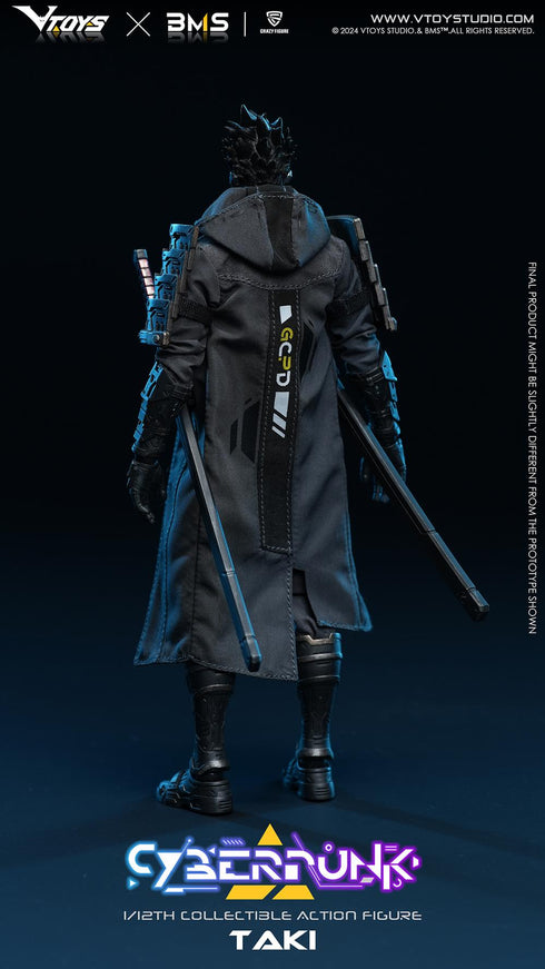 『Cyberpunk(サイバーパンク)シリーズ』013_VTOYS×BMS×CF 侍:瀧(たき) 1/12スケール可動フィギュア