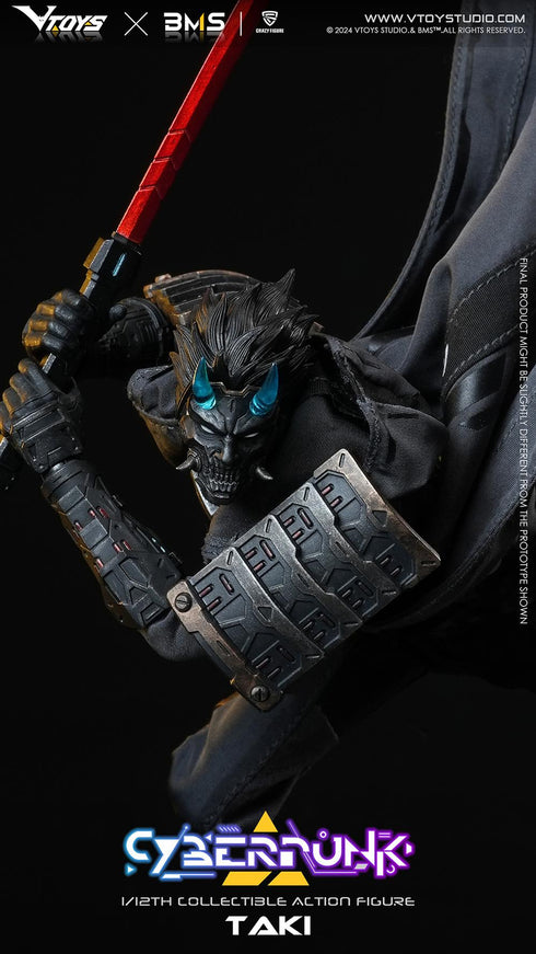 『Cyberpunk(サイバーパンク)シリーズ』013_VTOYS×BMS×CF 侍:瀧(たき) 1/12スケール可動フィギュア