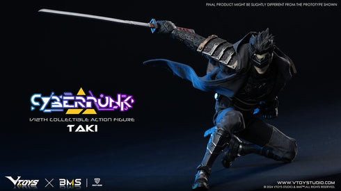 『Cyberpunk(サイバーパンク)シリーズ』013_VTOYS×BMS×CF 侍:瀧(たき) 1/12スケール可動フィギュア
