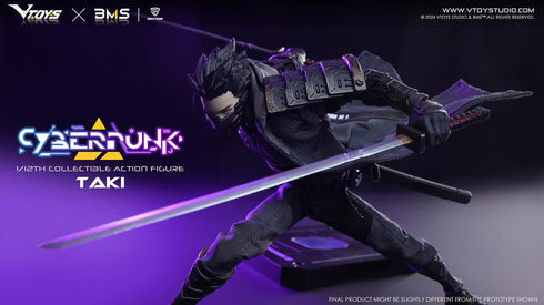 『Cyberpunk(サイバーパンク)シリーズ』013_VTOYS×BMS×CF 侍:瀧(たき) 1/12スケール可動フィギュア