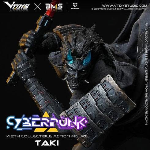 『Cyberpunk(サイバーパンク)シリーズ』013_VTOYS×BMS×CF 侍:瀧(たき) 1/12スケール可動フィギュア