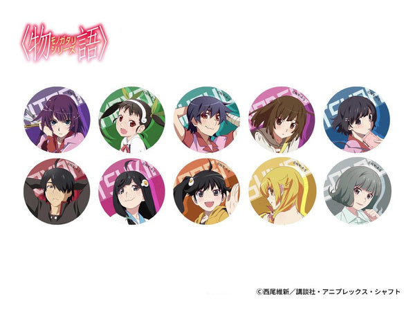 『物語シリーズ』001_AFORCE×DRAGON HORSE トレーディング缶バッジ【BOX】