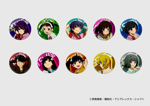 『物語シリーズ』001_AFORCE×DRAGON HORSE トレーディング缶バッジ【BOX】