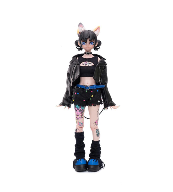 『GOOD MORNING FRIENDシリーズ』004_SONDOR ニャータトゥー 1/6スケール可動フィギュア(ブラック)