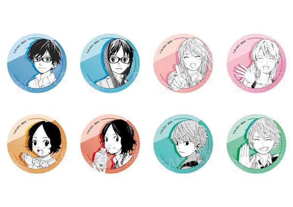 『四月は君の嘘』001_AFORCE×DRAGON HORSE 原作 トレーディング缶バッジ【BOX】