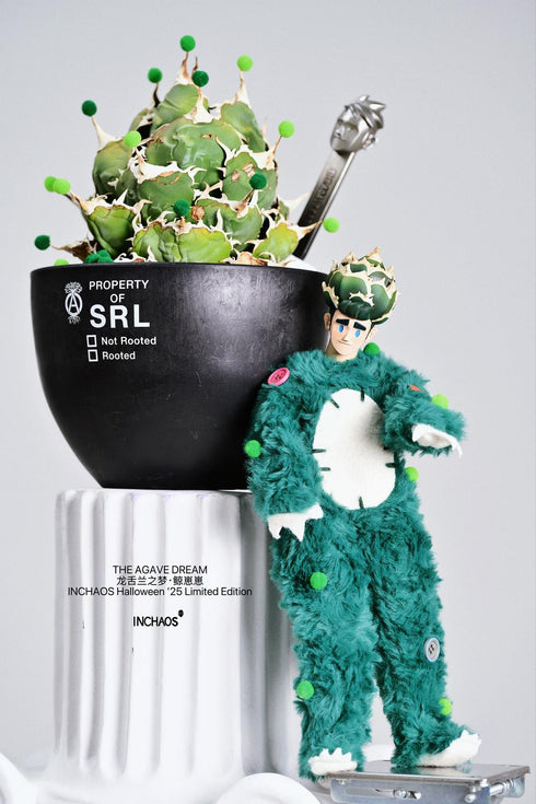 『THE AGAVE DREAM』003_INCHAOS クジラちゃん 1/6スケール可動フィギュア(グリーン)