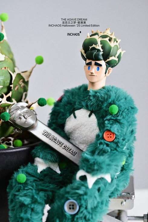 『THE AGAVE DREAM』003_INCHAOS クジラちゃん 1/6スケール可動フィギュア(グリーン)