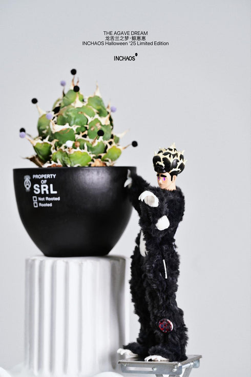 『THE AGAVE DREAM』004_INCHAOS クジラちゃん 1/6スケール可動フィギュア(ブラック)