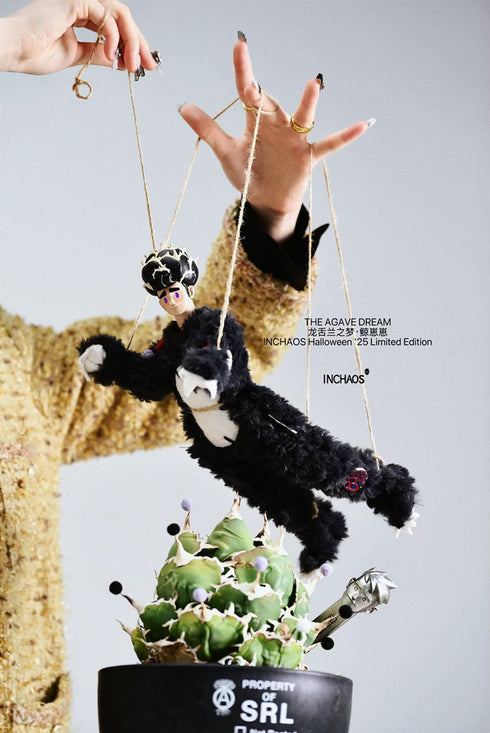 『THE AGAVE DREAM』005_INCHAOS クジラちゃん 1/6スケール可動フィギュア(グリーン&ブラック 2体セット)