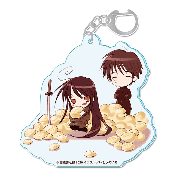 "Shana: The Flame-Eyed" Acrylic Keychain: Melon Pan