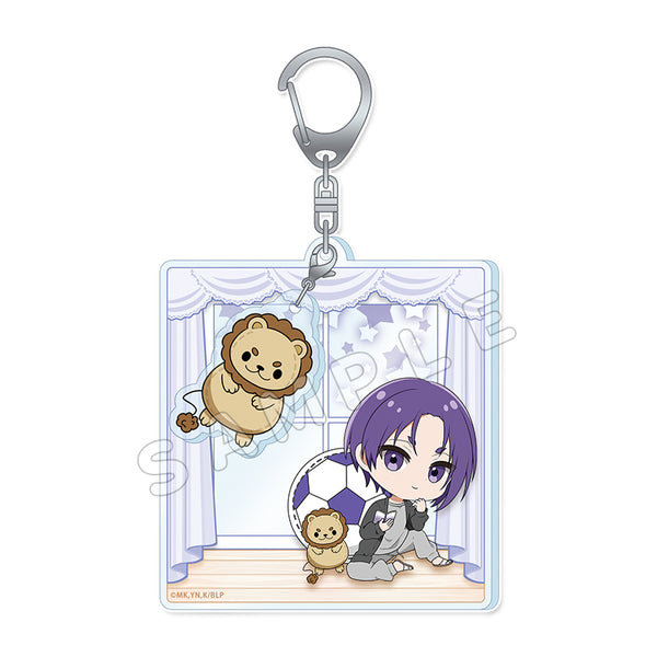 《蓝锁》迷你巧克力 亚克力钥匙扣 【御影玲王】 休闲时光版