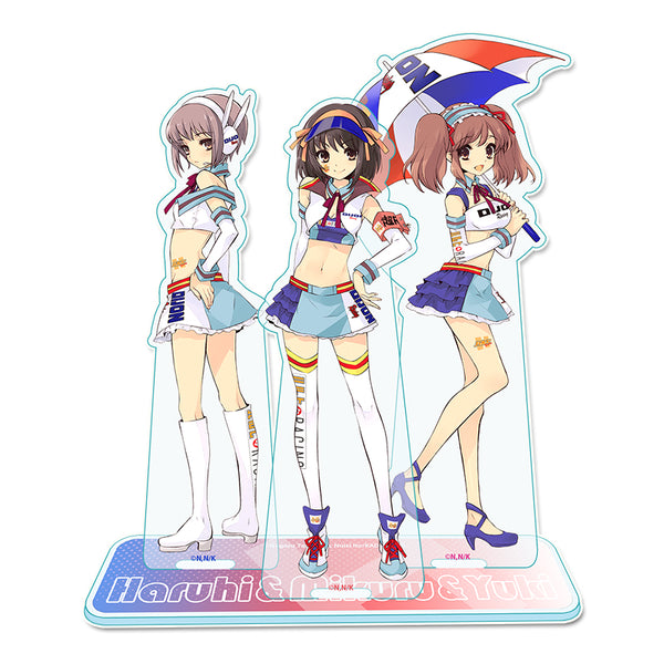 『涼宮ハルヒシリーズ』アクリルジオラマスタンド【ハルヒ&みくる&有希】