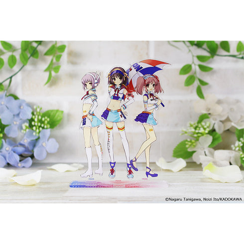 『涼宮ハルヒシリーズ』アクリルジオラマスタンド【ハルヒ&みくる&有希】