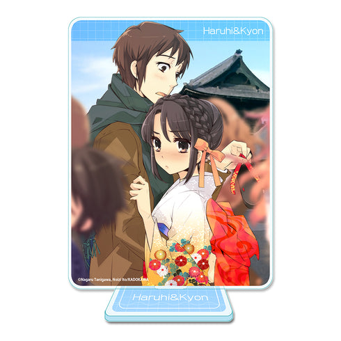 『涼宮ハルヒシリーズ』アクリルビジュアルボード【ハルヒ&キョン】