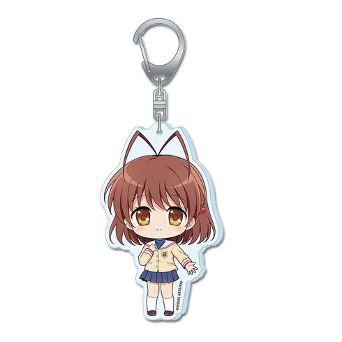 『Key world festival』【CLANNAD】 迷你巧克力造型壓克力鑰匙圈【古河渚】