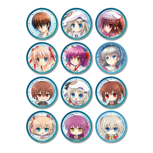 『Key world festival』【リトルバスターズ!/Charlotte】 トレーディング缶バッジ【BOX】
