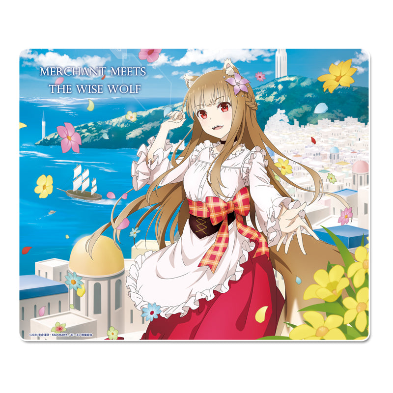 狼と香辛料 ホロ 立体3Dマウスパッド 狼と香辛料 MERCHANT MEETS THE WISE WOLF』描き下ろしマウスパッド 港