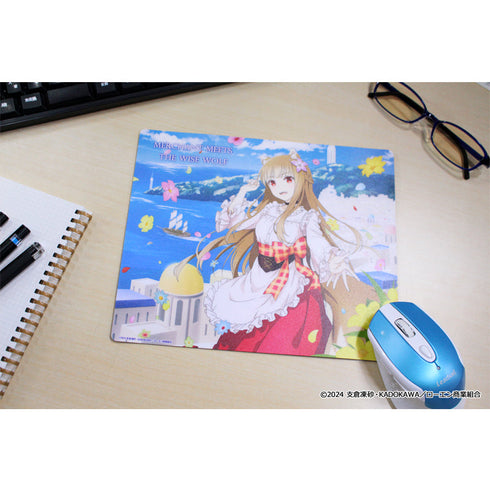 『狼と香辛料 MERCHANT MEETS THE WISE WOLF』描き下ろしマウスパッド 港街のホロ