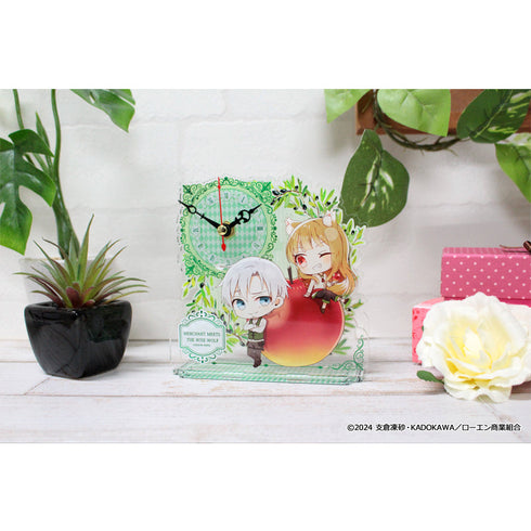 『狼と香辛料 MERCHANT MEETS THE WISE WOLF』ぷちちょこミニアクリル置時計 リンゴ