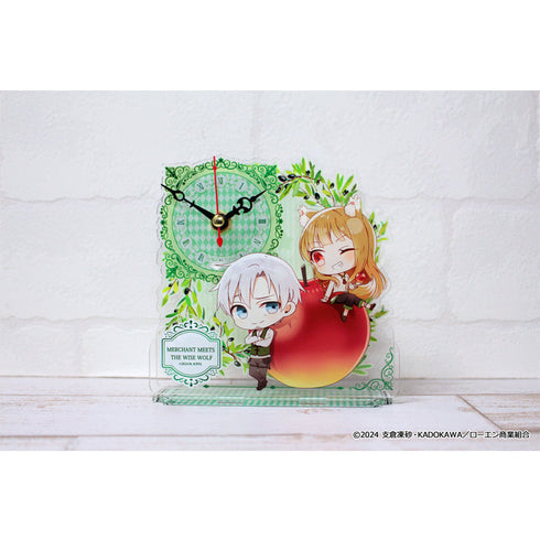 『狼と香辛料 MERCHANT MEETS THE WISE WOLF』ぷちちょこミニアクリル置時計 リンゴ