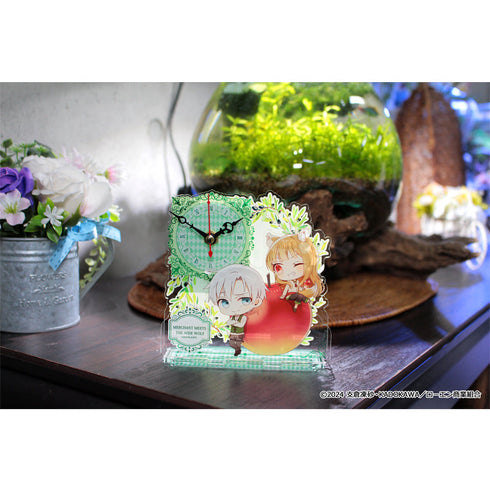 『狼と香辛料 MERCHANT MEETS THE WISE WOLF』ぷちちょこミニアクリル置時計 リンゴ