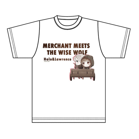 『狼と香辛料 MERCHANT MEETS THE WISE WOLF』ぷちちょこグラフィックTシャツ 馬車