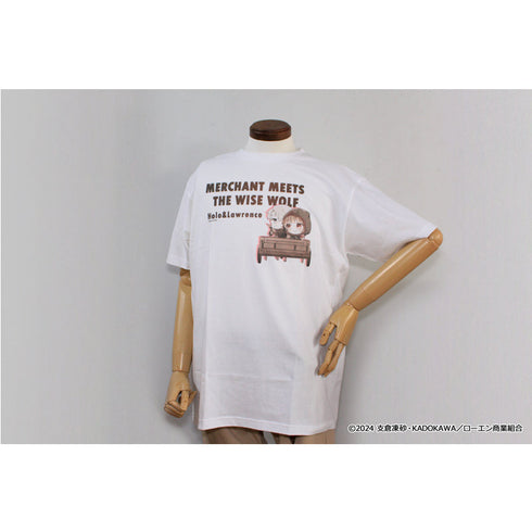 『狼と香辛料 MERCHANT MEETS THE WISE WOLF』ぷちちょこグラフィックTシャツ 馬車